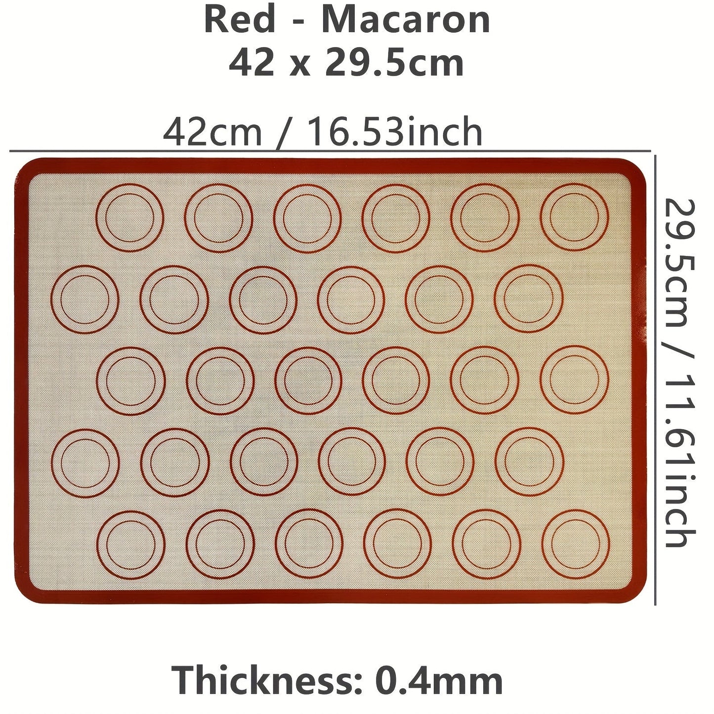 0.4mm qalinlikdagi silikon pishirish mato