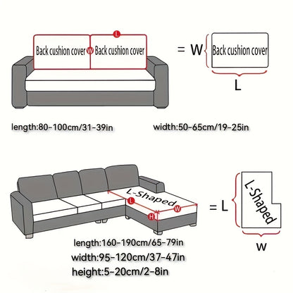 Elastic Sofa Slipcover protects from scratches and dust, fits all seasons and rooms, and enhances home decor.