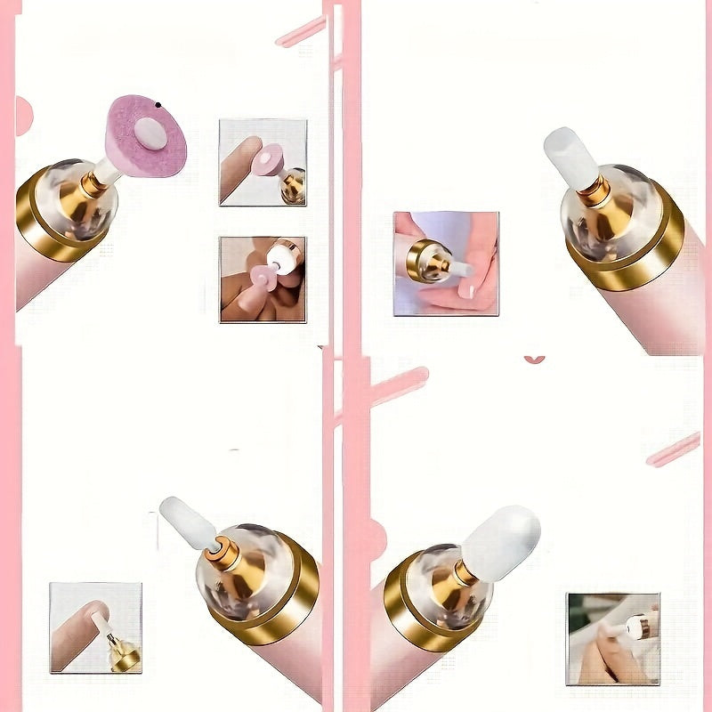 Nail file tool for home and salon use, achieves professional nail art at home.