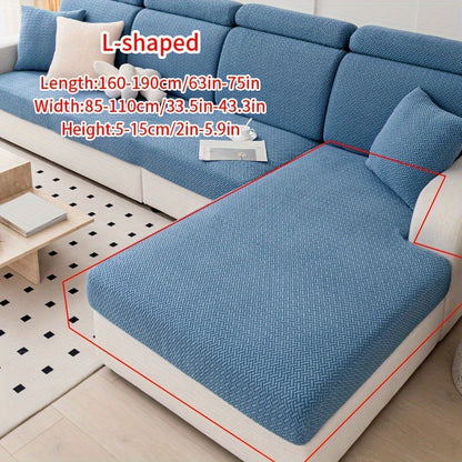 Modern Jacquard Sofa Cover made of durable polyester & spandex blend, non-slip, pet-friendly, easy care, suitable for armchair to sectional sofas.