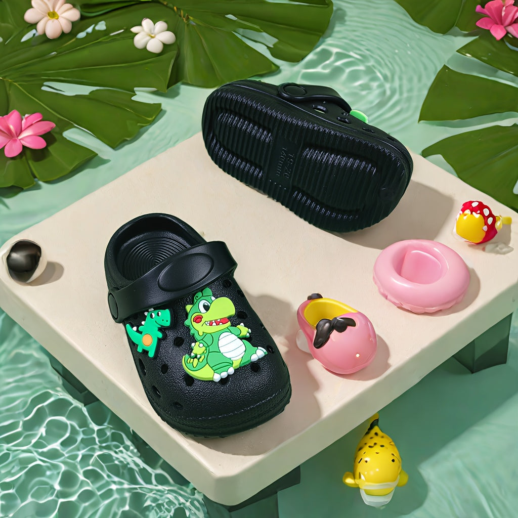 Kids' Summer Clogs - Breathable EVA Sandals with Cartoon Design - Perfect for Indoor/Outdoor wear.