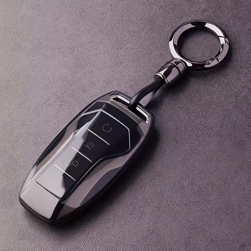 Stylish and durable TPU car key fob cover for BYD models providing protection for various vehicles.