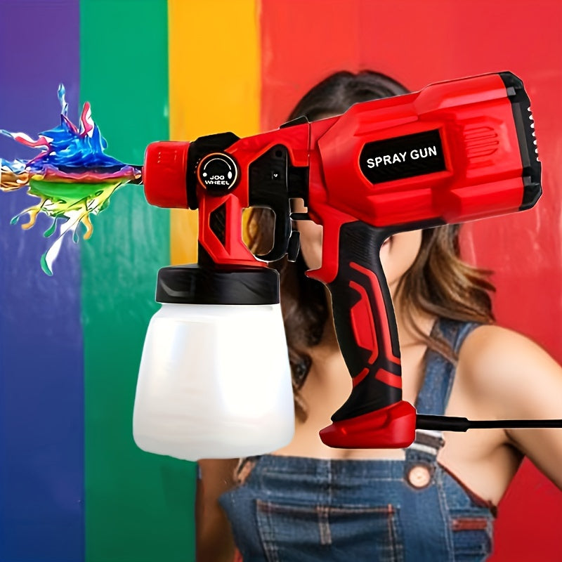 Electric spray gun for high-performance disinfectant and paint spraying, ideal for indoor cleaning and DIY projects.