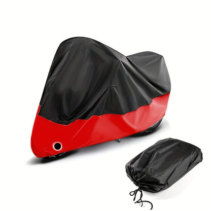 190T Polyester Taffeta Motorcycle Cover with Sun Protection, Sand Resistance, and Dust Shielding, Suitable for Motorcycles and Bicycles.