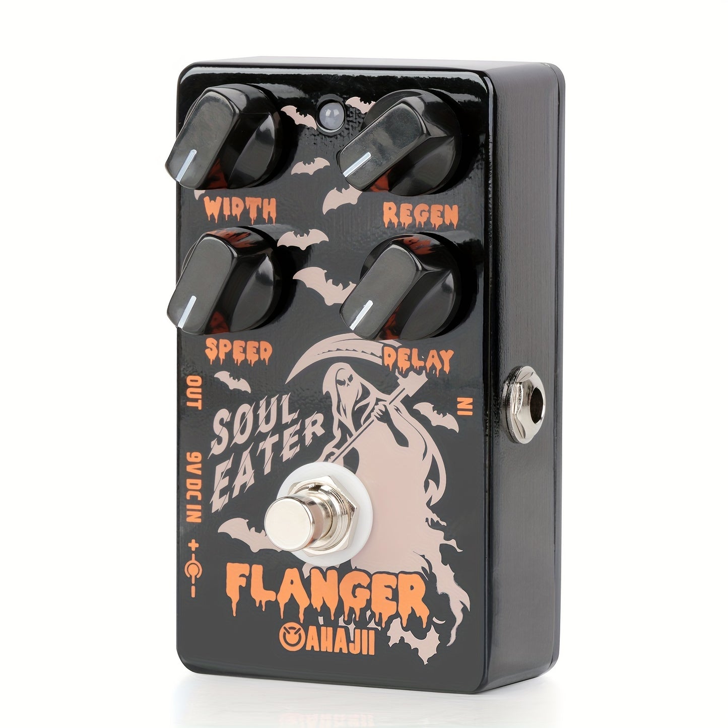 AHAJII AH66 Flanger Guitar Effects Pedal with True Bypass Design