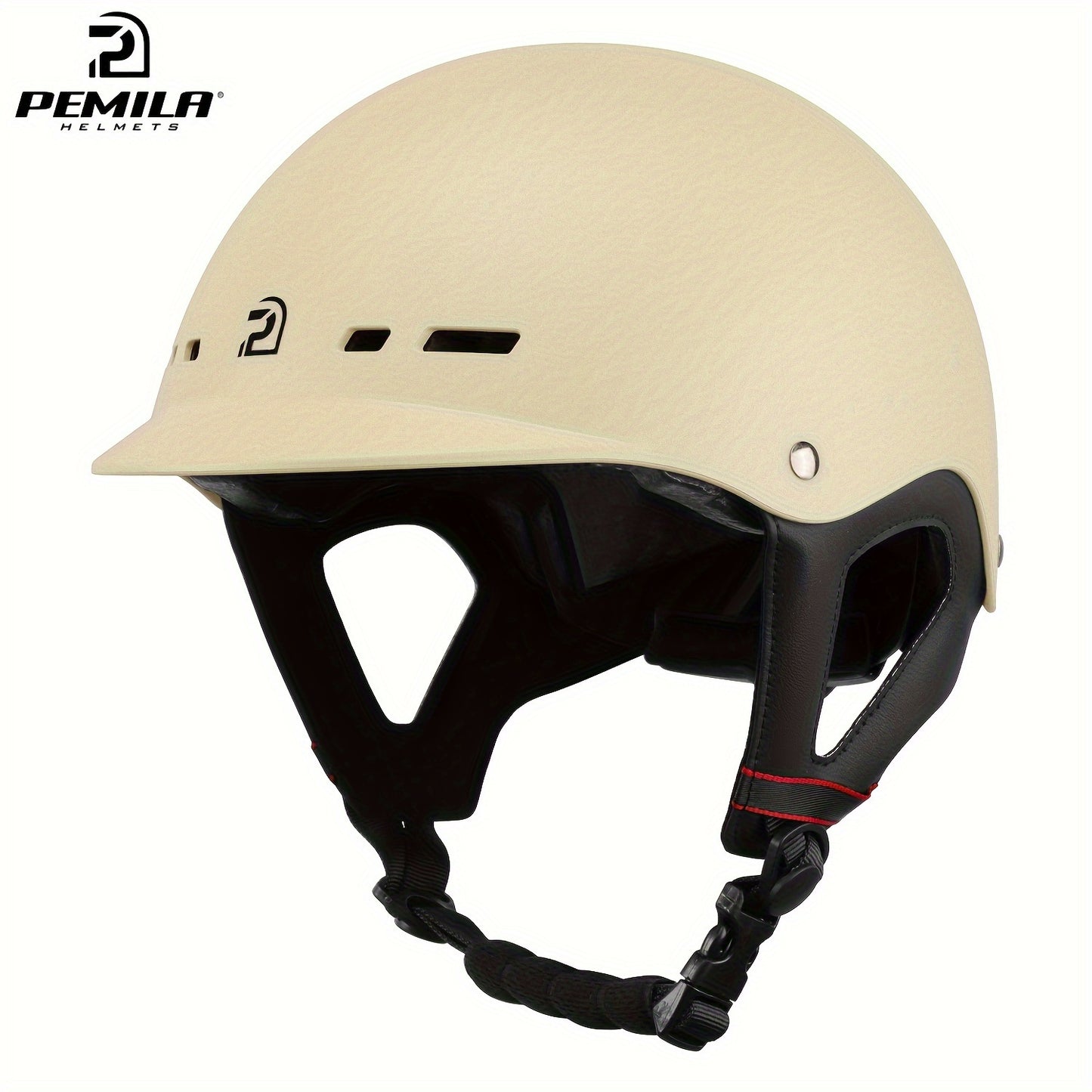 PEMILA Classic adult riding helmet with ABS shell and adjustable chin strap in various colors.