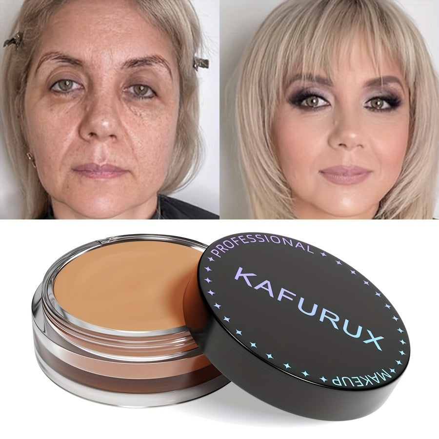 Waterproof liquid foundation and concealer for all skin tones. Covers freckles and wrinkles, enhances radiance and skin elasticity.