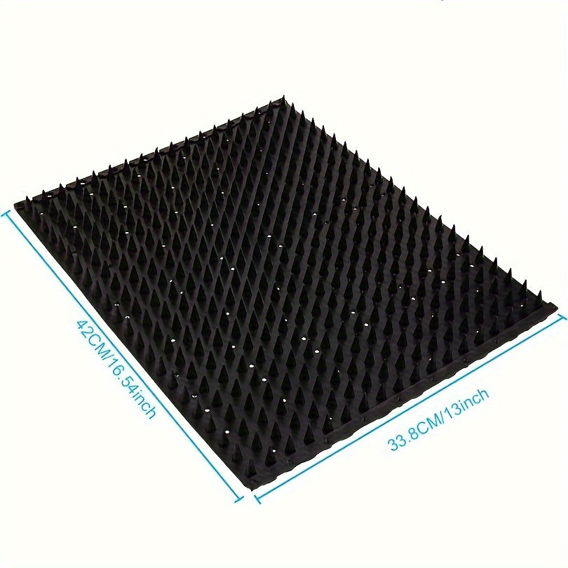 Durable PVC horse scratch mat for livestock, 42x33cm in size.