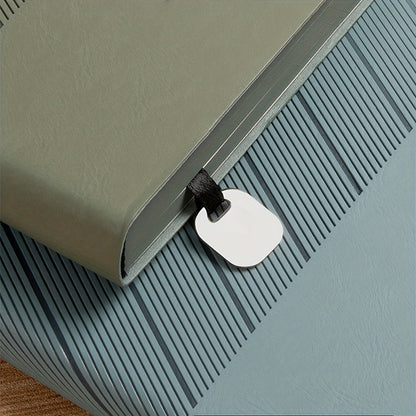 Thick faux leather A5 office notebook with pattern