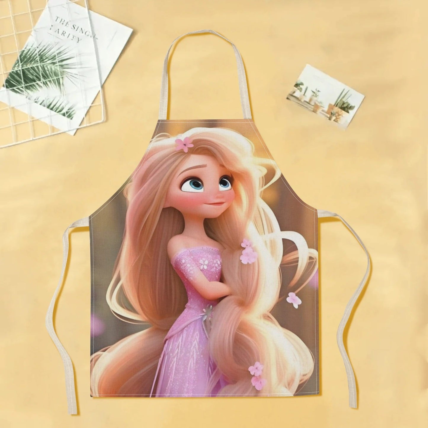 Disney has licensed a stylish waterproof apron with a cute cartoon design of Princess Elsa. It is both beautiful and fashionable, while also simple, making it suitable for hotels, supermarkets, restaurants, fruit shops, milk tea stalls, and general home