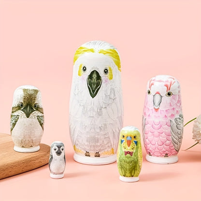 Handcrafted nesting dolls for kids, great for holidays like Christmas and Easter