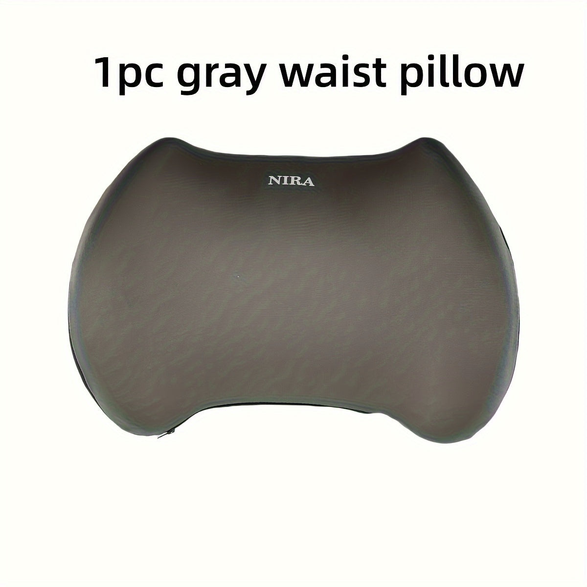 Memory foam car neck and lumbar pillow for comfortable support while driving. Ideal for both drivers and passengers.