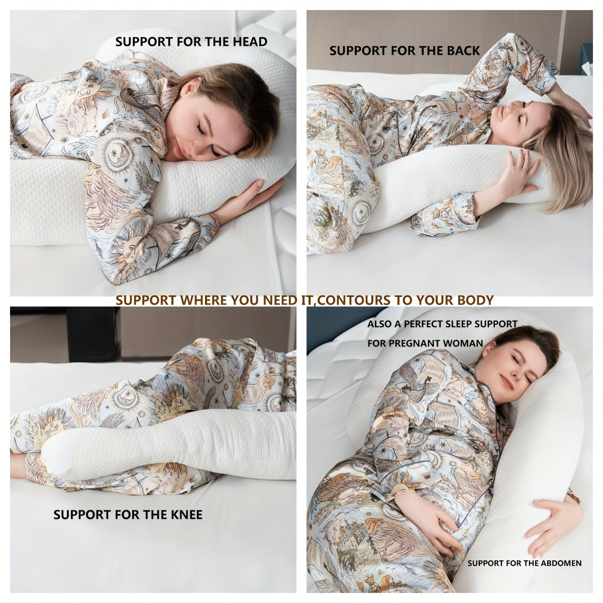 Ultra-Soft Knit Swan Pillow provides Full Body Support - Cozy, Easy-to-Carry, and Machine Washable