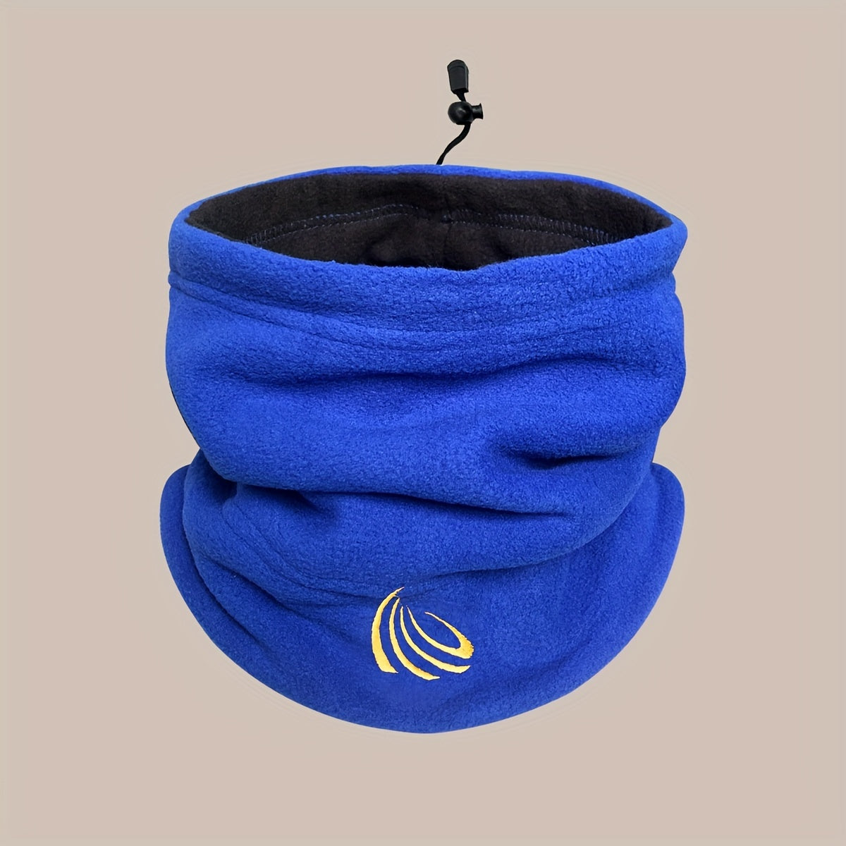 This unisex polyester fleece neck gaiter is a versatile multi-wear scarf ideal for skiing, hiking, biking, and staying warm in the winter. The double-sided thickened cap comes in a solid color and can be hand washed or dry cleaned. This knitted neck