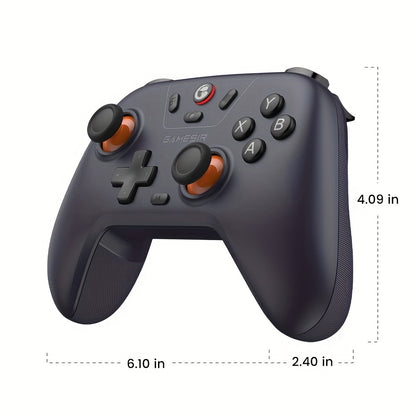 GameSir Nova Lite Wireless Gaming Controller with ergonomic design, compatible with Switch, Android, iOS, PC & Steam games. Features turbo function and hall effect sticks.