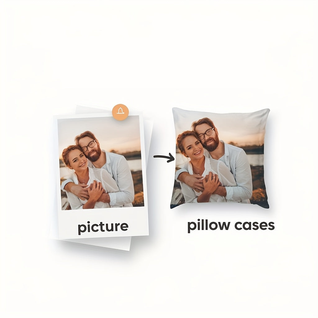 Personalize your 18x18 Pillow Cover - Great for Home Decorating & Celebrating Holidays such as Valentine's Day, Christmas, Thanksgiving, and New Year's - A Thoughtful Gift for Family and Anniversaries, Featuring a Design on One Side, Made of Polyester.