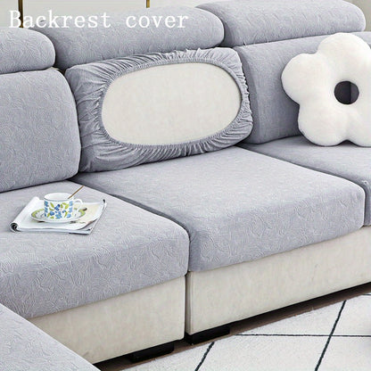 Thick Jacquard sofa cushion cover with elastic-band, perfect furniture protection for bedroom, office, or living room.