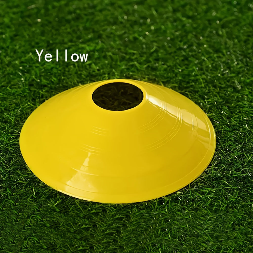 PE Football Training Equipment available in 5/10/20/50pcs sets with Thickened Round Mouth Logo Discs, ideal for outdoor sports.