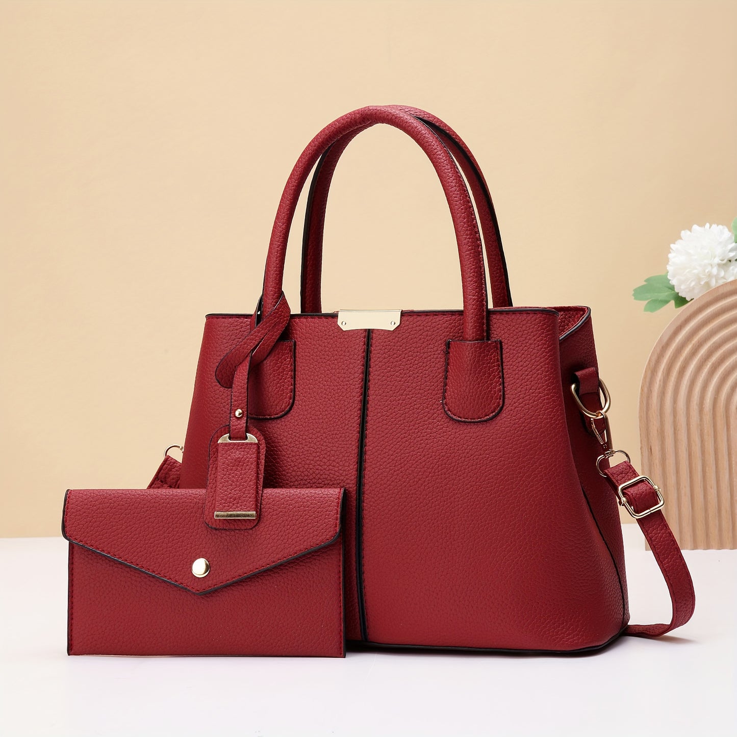 Gift mom a stylish and practical tote and crossbody bag set for Mother's Day.