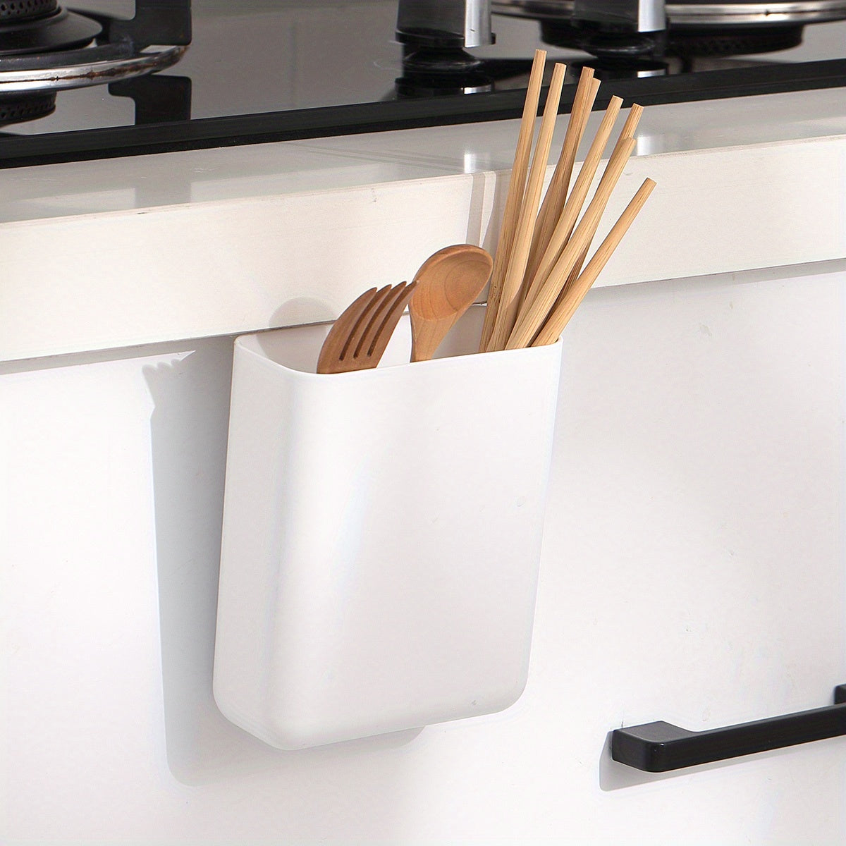 Organize your kitchen with the White Sink Organizer Basket - A Space-Saving Storage Solution