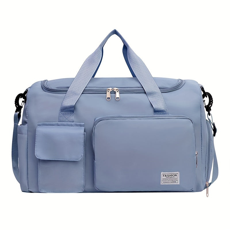 Sports fitness bag with wet/dry separation, multi-functional handbag for short trips and travel.