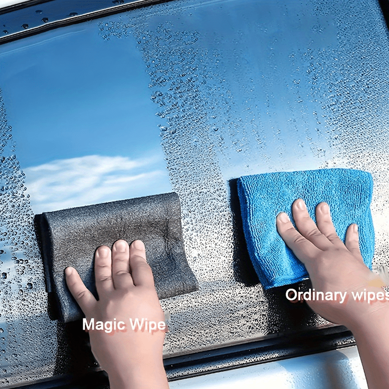 Glass Wipe Cloth Set of 5 - Multi-functional Cleaning Cloth for Car Windows, Mirrors, Household Cleaning, Kitchen, and Bathroom - Durable Microfiber Towels for Cleaning Supplies and Tools