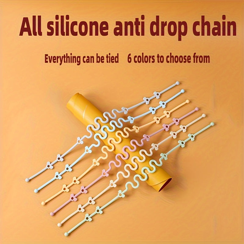 Silicone Chain with Tooth Glue, Silicone Grinding Rod attached to rope