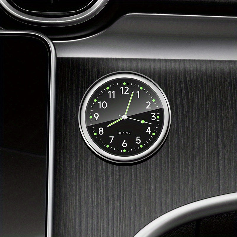 High-end car owners can decorate their dashboard with a glow-in-the-dark decorative clock.