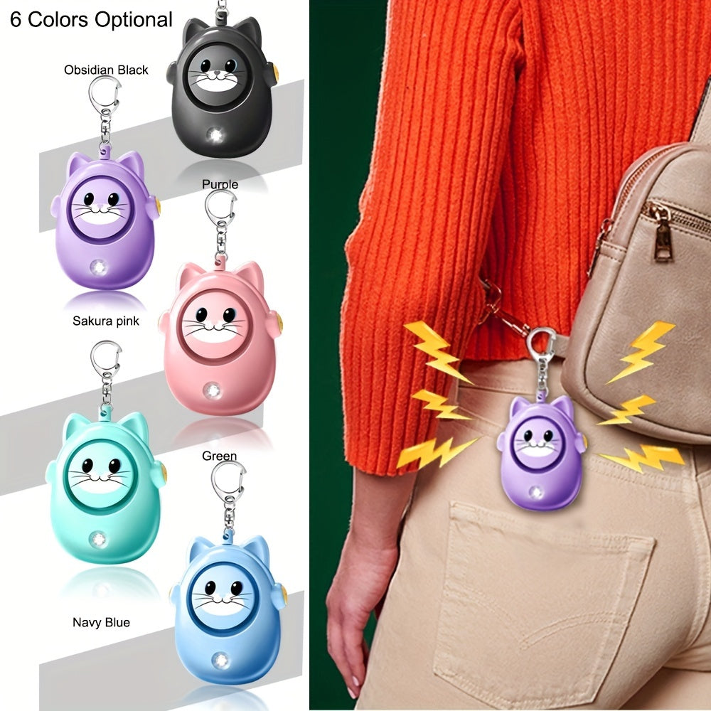 130dB Personal Safety Alarm with LED Strobe Light for Women and Elderly