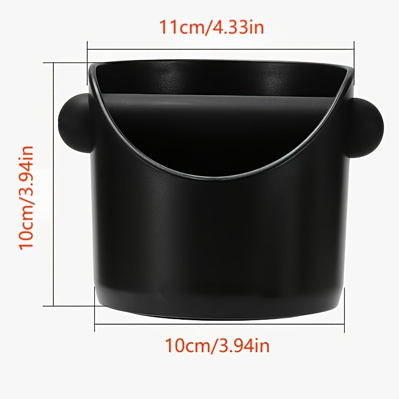 Semi-Automatic Coffee Grounds Bin - Laoyeboubi Mini Espresso Knock Box Made with Long-Lasting ABS Plastic, Simple to Clean