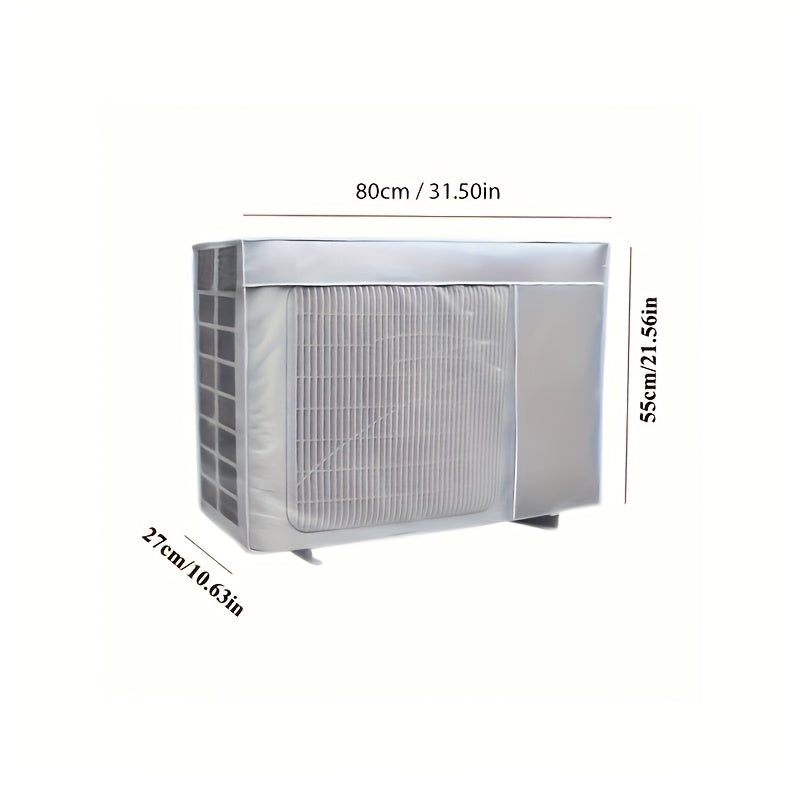 Outdoor Unit Protective Cover for Air Conditioners, Dustproof and Anti-Aging, Perfect for Outdoor Use without the Need for Electricity