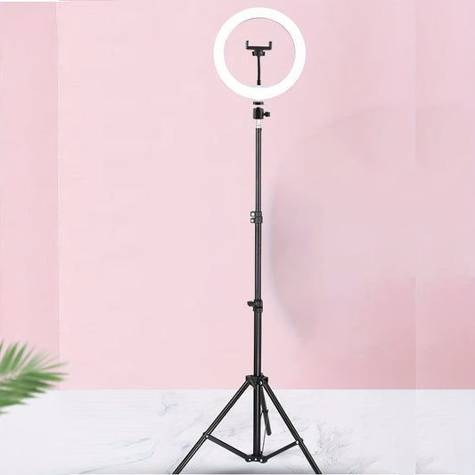 20.32cm Selfie Ring Light on 120.09cm Flexible Tripod Stand