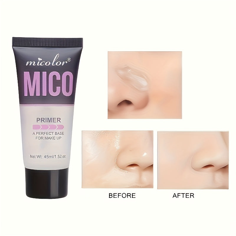 4pcs Mico Primer & Setting Spray Set - Creamy Texture in White Shades - Perfect Valentine's Gift for Flawless Skin