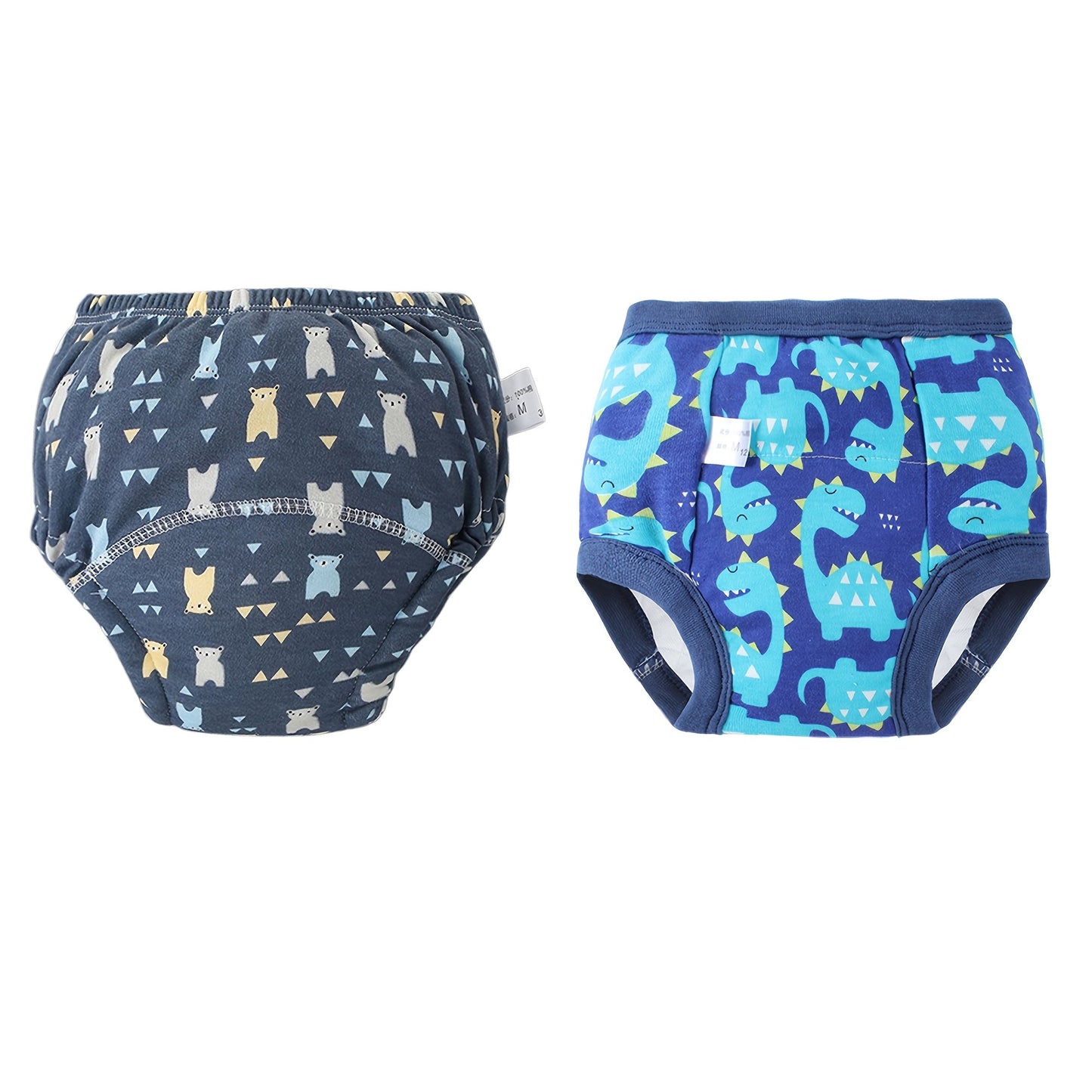 Set of 2 Training Pants - Reusable, Comfy Diaper Substitutes with Adorable Designs for Toddlers & Kids - Ideal Present for New Moms and Dads