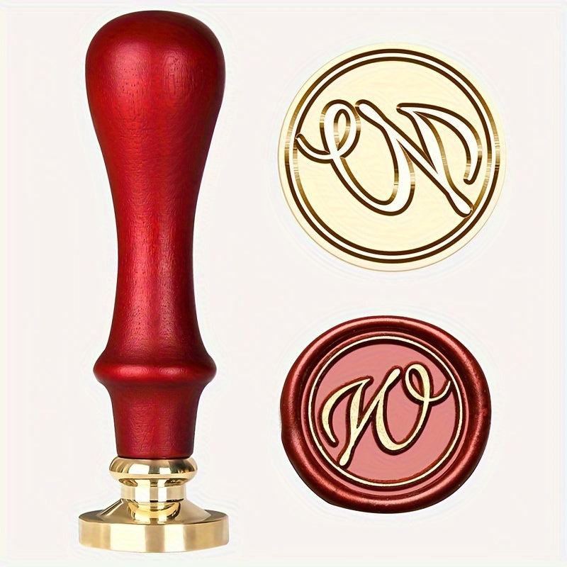 Alphabet A-Z Sealing Wax Stamp Kit for Wedding Invitations and Letter Sealing