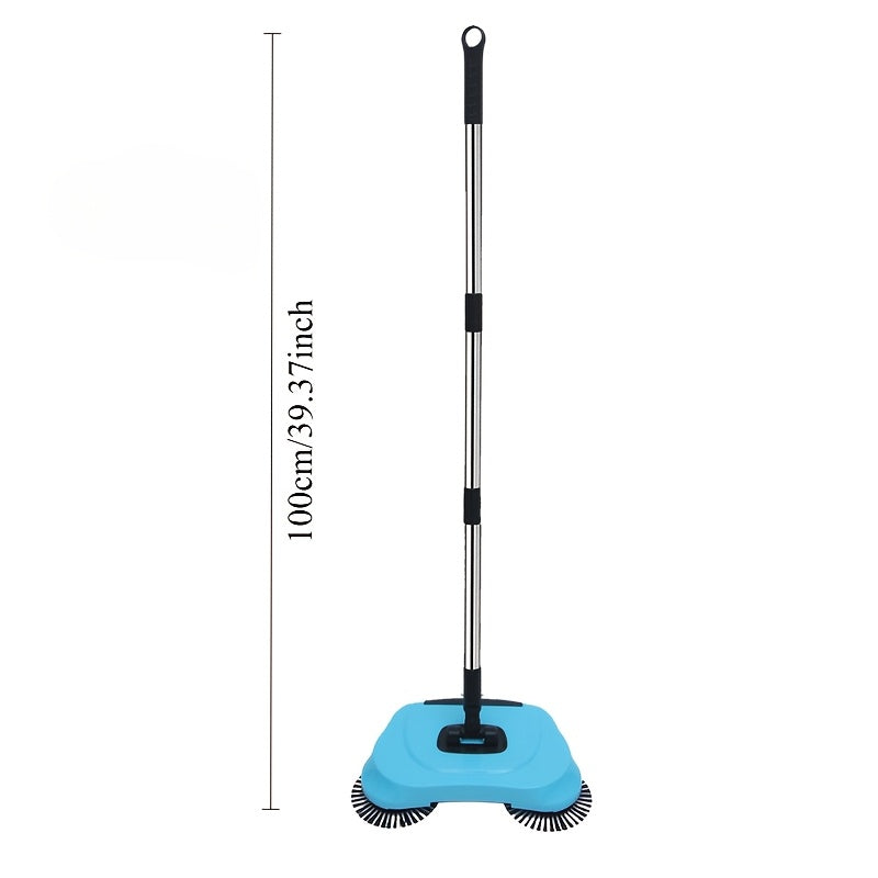 An all-in-one push sweeper, vacuum cleaner, and mop that effectively cleans pet hair, dust, and debris on hardwood and tile floors. This versatile cleaner also comes with cleaning supplies and tools, making it perfect for use in bedrooms.