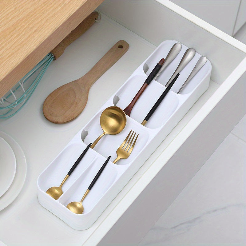 Organize Your Flatware Easily with the 1-Piece Multifunctional Drawer Organizer - Keep Cutlery Sorted, Stored, and Displayed Conveniently