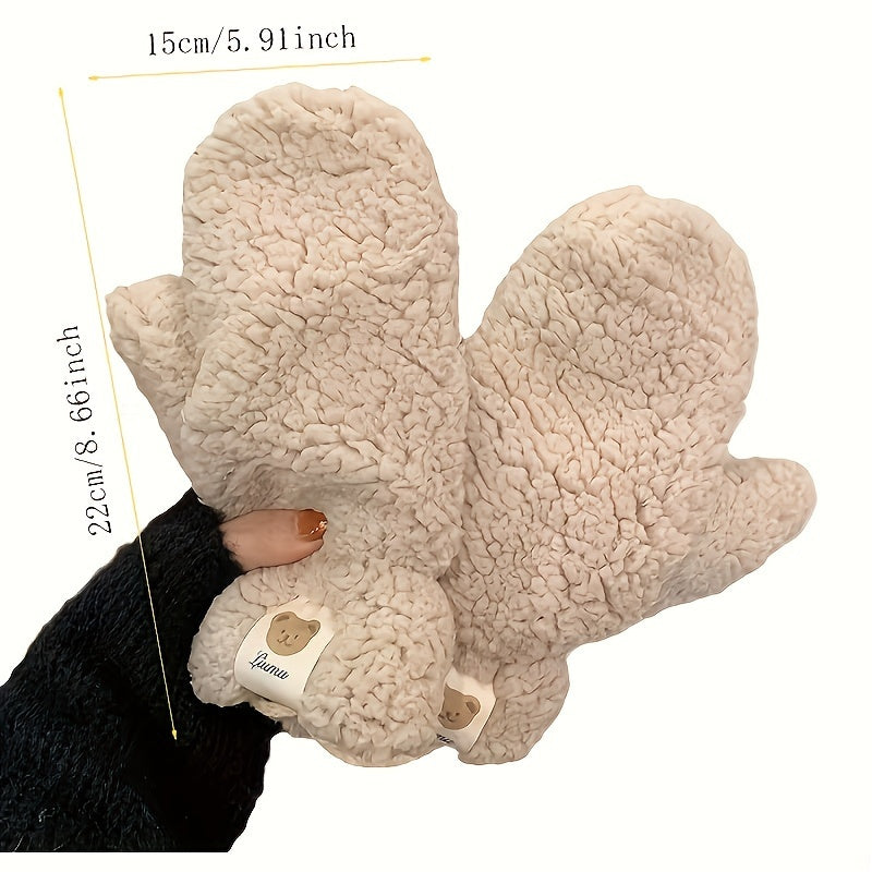 Stay cozy this winter with our adorable Animal Pattern Cashmere Mittens. Made from 100% cashmere, these gloves are not only warm and elastic but also hand washable for easy maintenance. Featuring a cute animal design, these plush mittens come in 3 colors