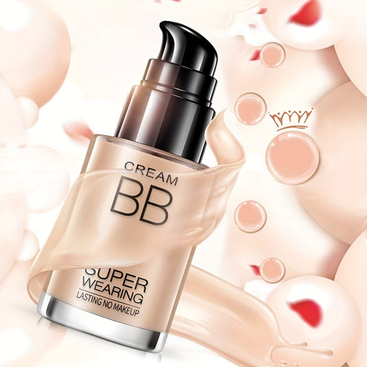 BB cream liquid foundation with long-lasting flawless finish, medium coverage, and moisturizing properties. Suitable for all skin types. Great holiday gift for women.