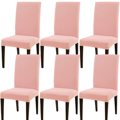 4/6 stretchable dining chair covers - removable, washable seat protector for easy cleaning and decorative style.