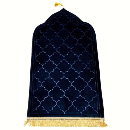 Premium outdoor prayer mat with tassel design - non-slip, durable, and comfortable for home and garden decor.