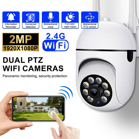 Stay Connected and Safe with our HD Wireless Surveillance Camera with 355-Degree Intercom for Home Security. This Remote-Controlled Night Vision Camera is Perfect for Indoor or Outdoor use, and can be easily operated through our Home Security Smart