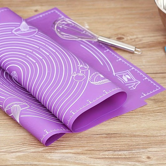 One piece of Non-Stick Baking Mat for Rolling Dough, Perfect for Home Kitchens