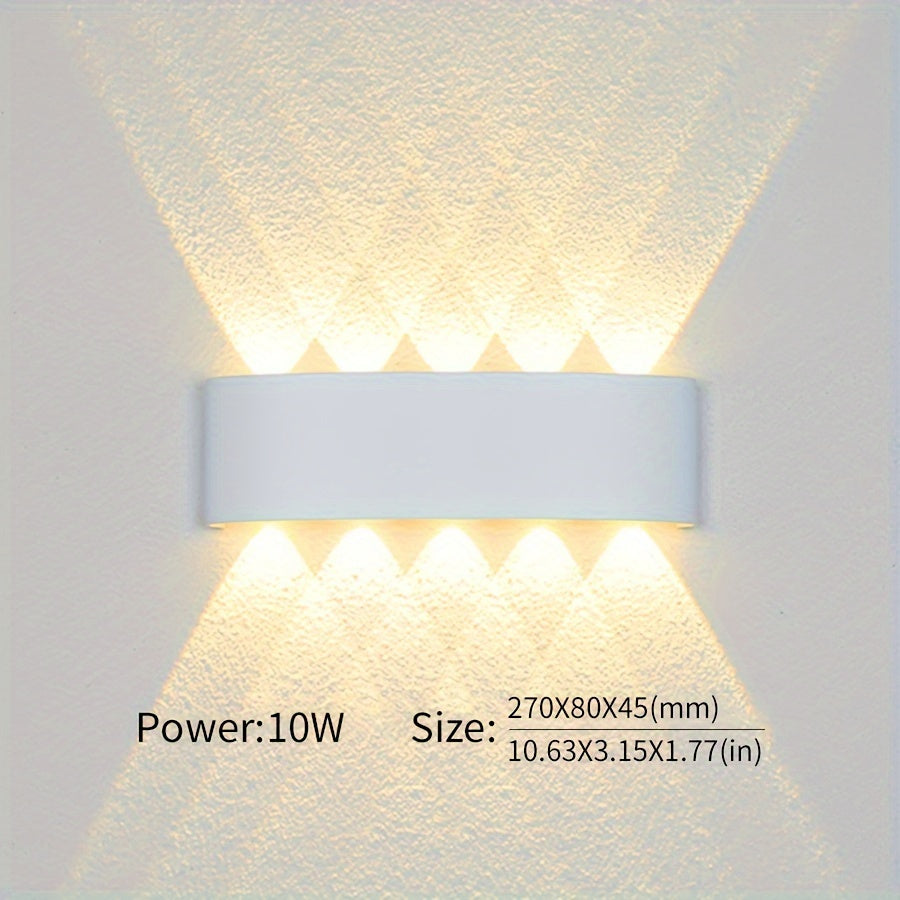 Various wall lights available in different wattages can be used for a voltage range of 85-265V.