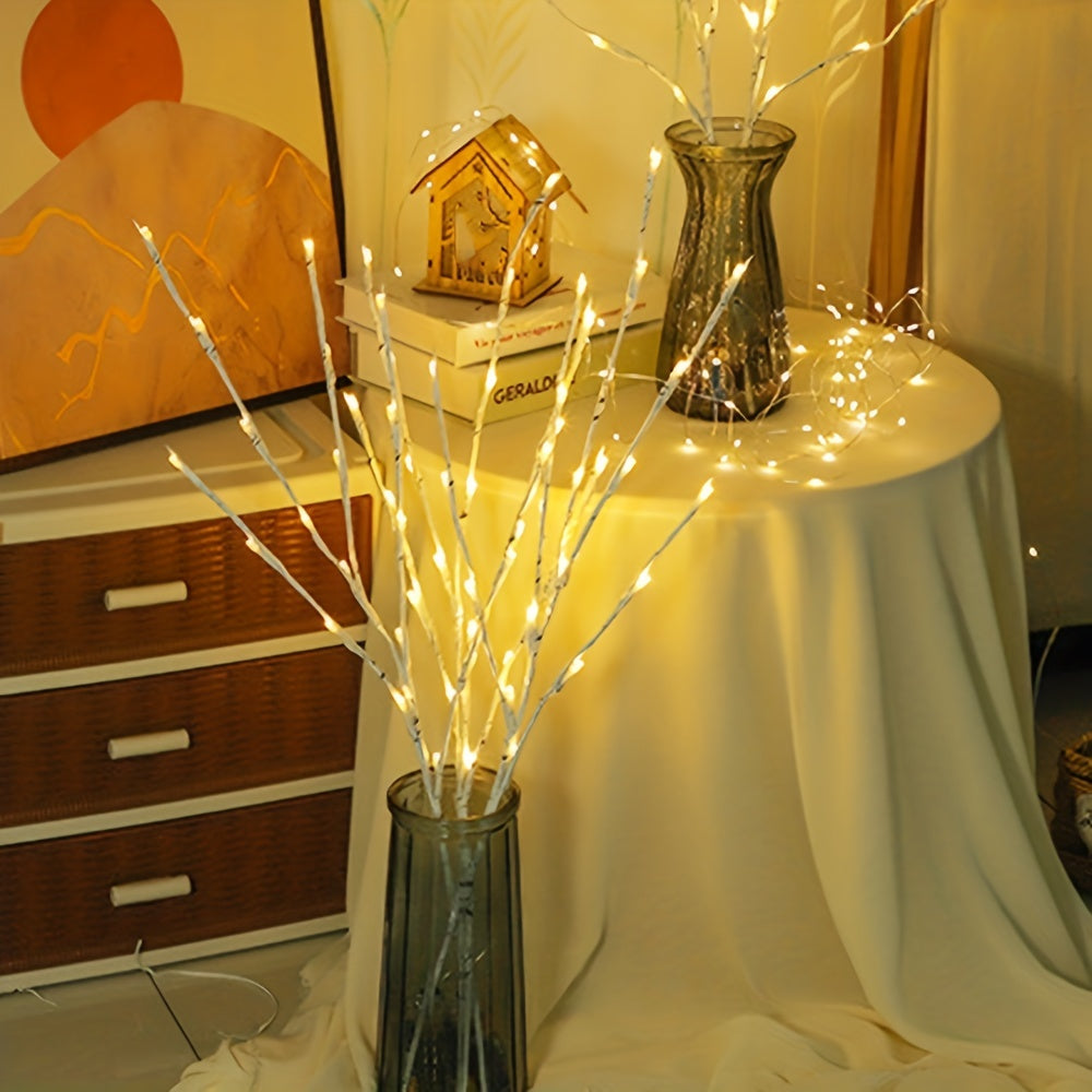 Battery-powered 20-LED Willow Twig Lights – Ideal for weddings, parties, and home decoration