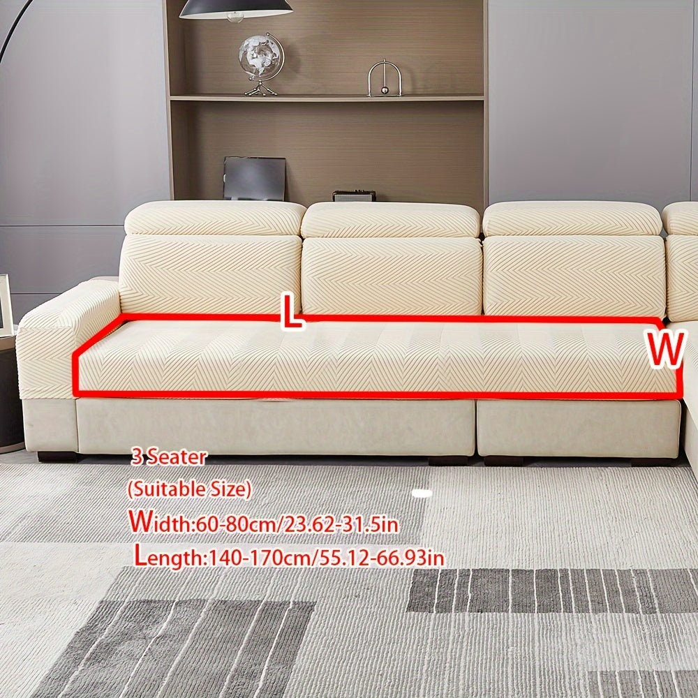 1pc Anti-splash, anti-slip elastic sofa cover for both chic home decor and furniture protection. Sold as single piece.