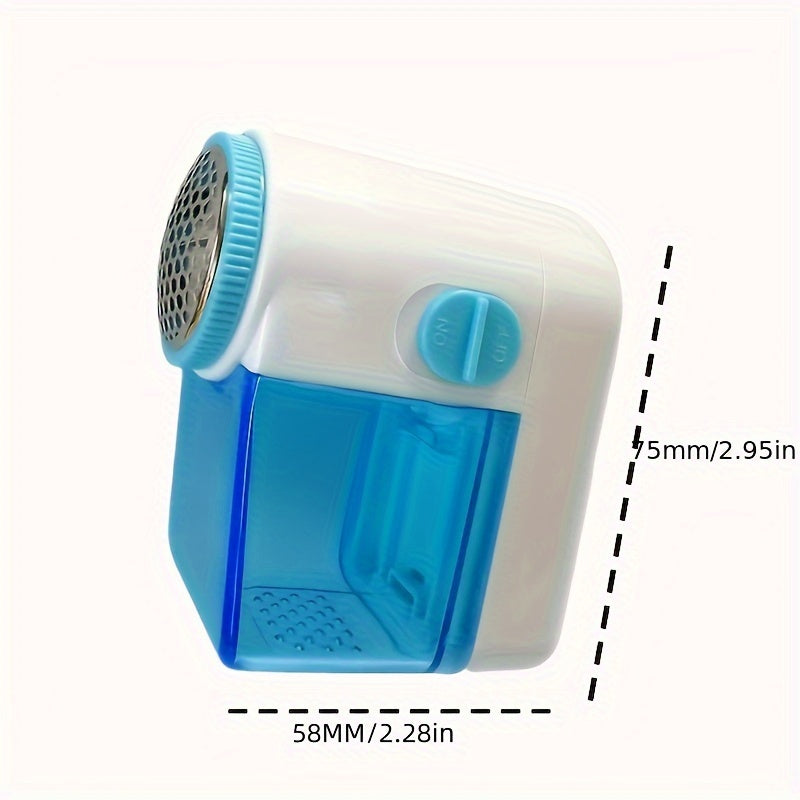 1 piece of Fabric Shaver, Electric Lint Remover, Battery Powered Sweater Shaver, Powerful Fuzz and Pilling Remover, Portable Tool for Removing Lint from Clothes, Bedding, Furniture, Carpet, Sofa, and other Household Items. Ideal for Cleaning Supplies and