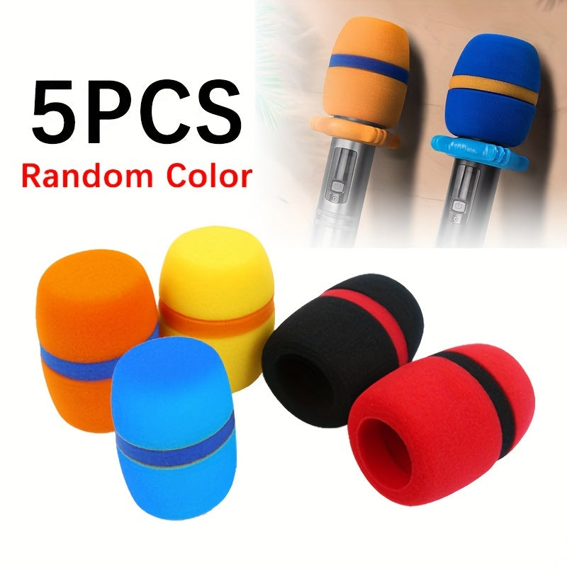 5pcs Universal Microphone Foam Covers for Handheld Microphone celebrating Eid Al-Adha.