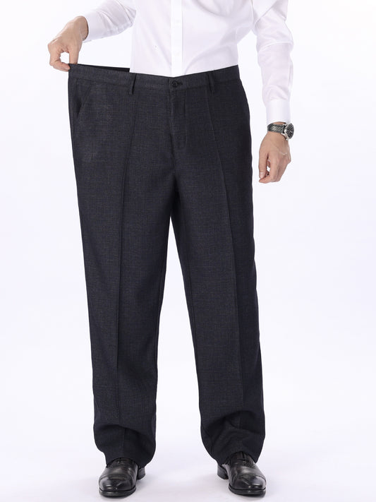 Men's Plus Size Solid Color Casual Dress Pants in Regular Fit