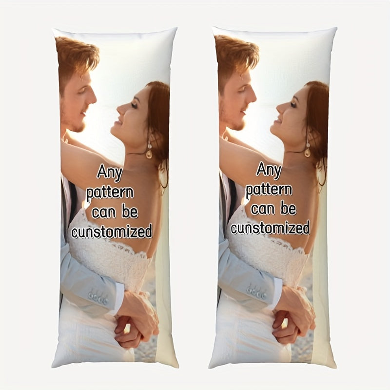 Custom Photo Body Pillowcase - Soft & Cozy, Double-Sided Design, 50.8x137.16 cm - Ideal for Personalized Gifts & Treasured Memories